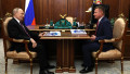 Russian President Putin Meets with Transport Minister Roman Starovoit, Moscow, Moscow Oblast, Russia - 30 Jan 2025