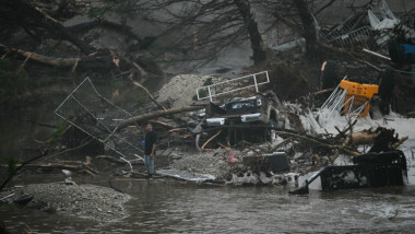 Inundații în comitatul Kerr din Texas. Foto- Profimedia
