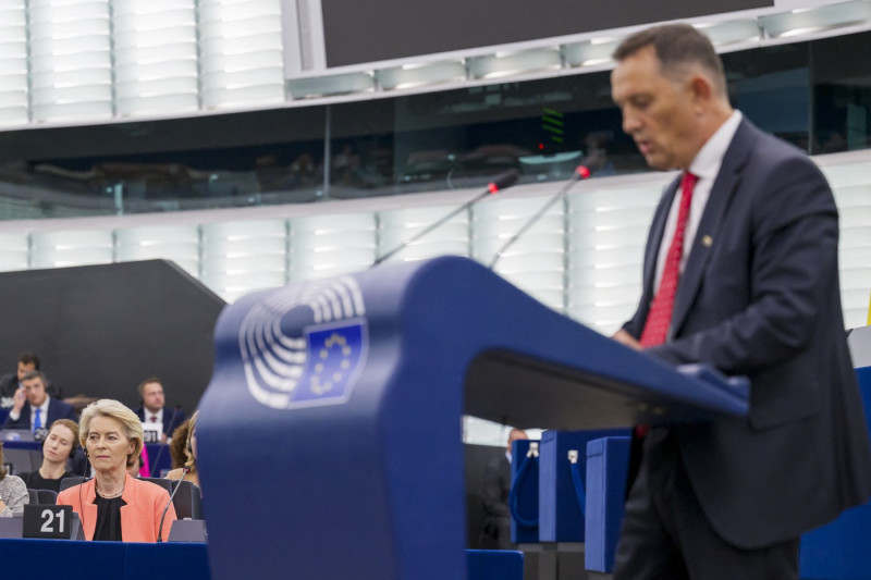 Gheorghe Piperea, inițiatorul moțiunii de cenzură la adresa președintei Comisiei Europene. Foto: Profimedia