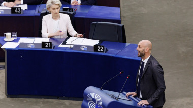 Strasbourg - Ursula Von Der Leyen During Her Speech for the Second Term as President of the European Commission, Gallia - 18 Jul 2024