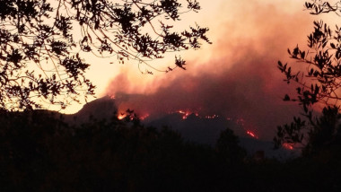 incendiu de vegetatie in catalonia