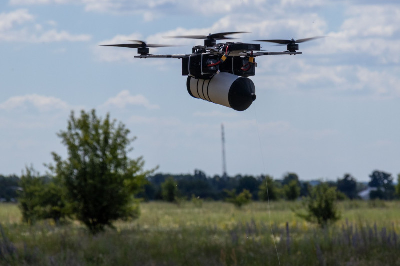 Ukrainian military test out fiber optic FPV drone