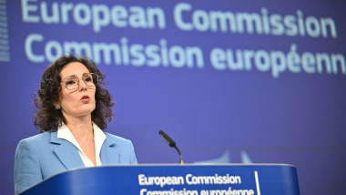 EU Commissioner Hadja Lahbib - Polish Deputy Foreign Minister Jakub Wisniewski