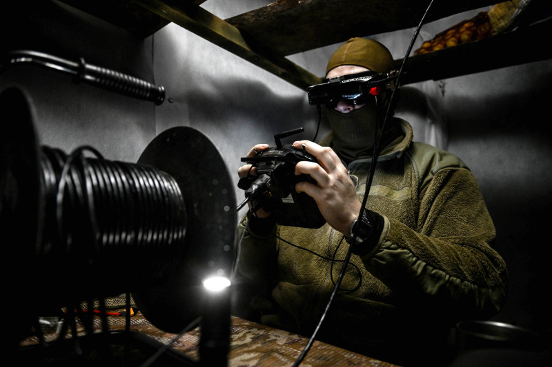 Drone operators perform combat tasks in Zaporizhzhia direction