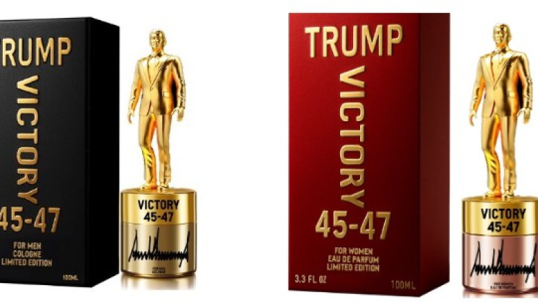 „Acum poți mirosi ca Trump”: Președintele SUA folosește pupitrul prezidențial pentru a lansa un parfum. Cu cât se vinde „Victory 45-47”