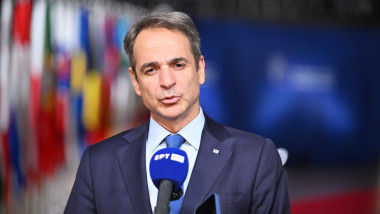 Greek Prime Minister Kyriakos Mitsotakis