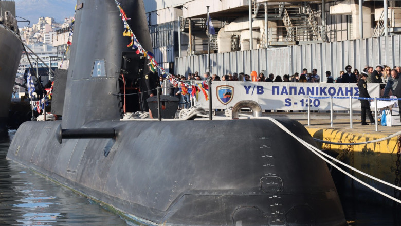 Grecia vrea să cumpere cel puțin patru submarine noi pentru a face față provocărilor Turciei