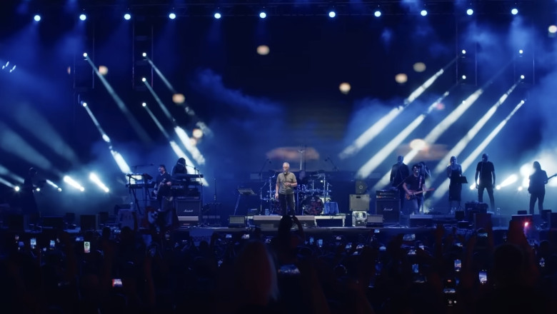 Cântărețul croat Thompson (Marko Perkovic). Foto: captură video