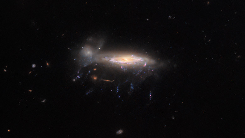 Hubble Spots 'Jellyfish' Galaxy with Tendrils