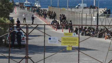 Migrants From Libya Arrive At The Port Of Lavrio, Greece - 10 Jul 2025
