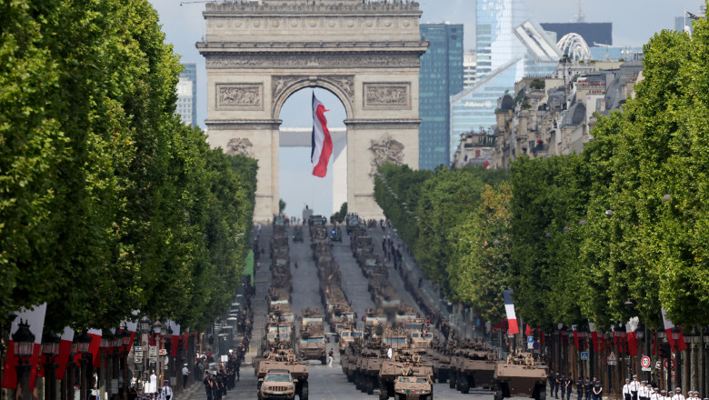 VIDEO&FOTO  Parada militară de Ziua Franței, organizată ca o „veritabilă operațiune militară”. Țara care a fost invitata de onoare din acest an