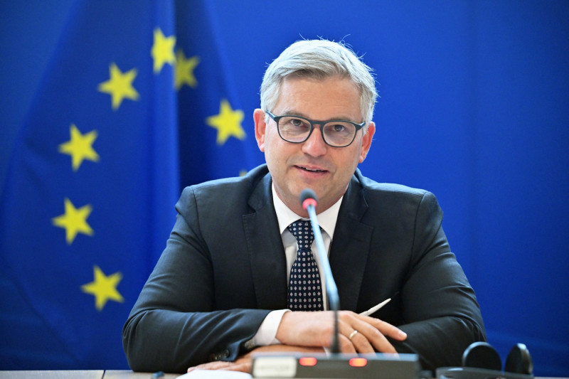 Borjana Kristo - Magnus Brunner meeting in Brussels