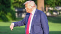 President Donald Trump Exits Marine One With Animated Gestures At The White House ? 15 Jul 2025