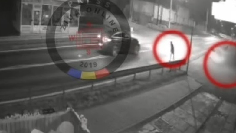 VIDEO  Tentativă de omor, mascată în accident. Un șofer din Sibiu a lovit intenționat cu mașina doi bărbați, din răzbunare