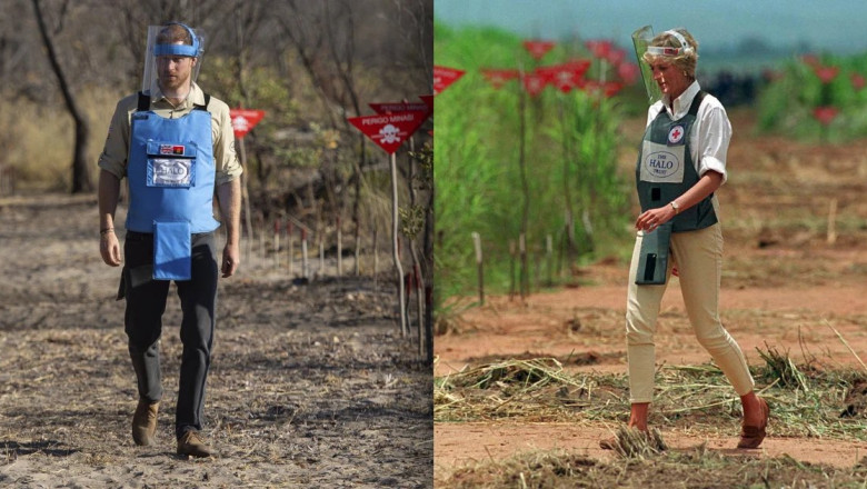 VIDEO  Prințul Harry, „pe urmele” mamei sale, Diana: a participat la o acțiune de dezamorsare a minelor terestre din Angola