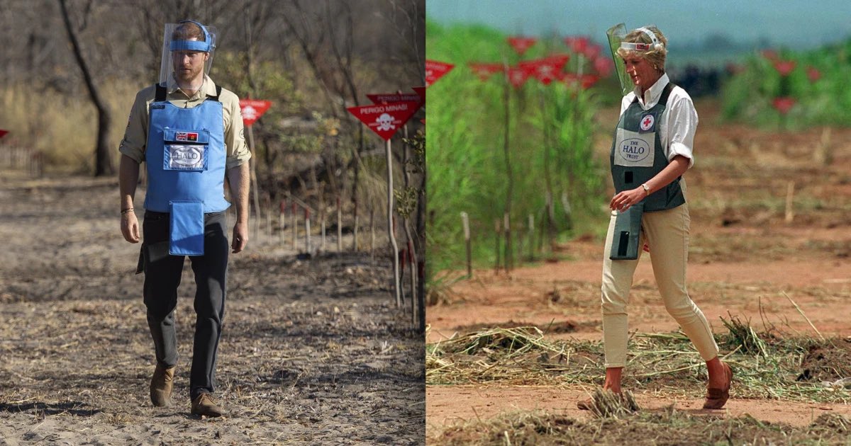 Prințul Harry, „pe urmele” mamei sale, Diana: a participat la o acțiune de dezamorsare a minelor terestre din Angola