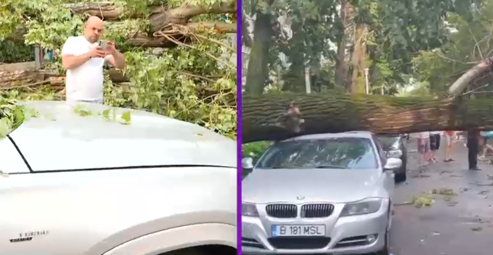 Cod roșu de furtună. O femeie de 49 de ani a murit în Otopeni, lovită de bucăți de acoperiș