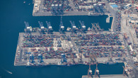 Aerial View Of The Commercial Port Of Piraeus, Greece - 07 Aug 2022