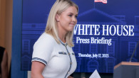 Purtătoarea de cuvânt a casei Albe, Karoline Leavitt. Foto: Profimedia