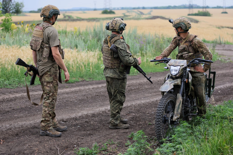 Infantry Assault Training In Donetsk People'S Republic, Russia