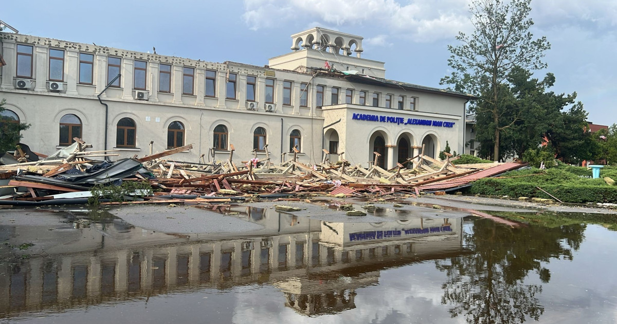 Furtuna a făcut ravagii la Academia de Poliție. Europol: „Așa arată dezastrul tolerat cu bună știință”. Reacția MAI