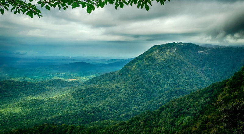 A beautiful view of Agumbe ghats from a viewpoint