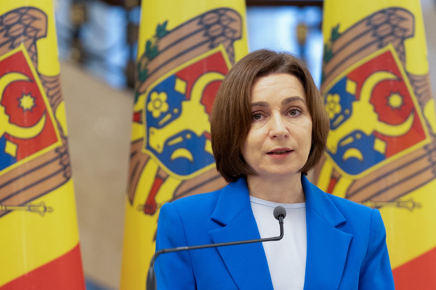 Maia Sandu: Dacă Rusia câștigă alegerile din Moldova, țara va deveni o bază a războiului hibrid împotriva UE