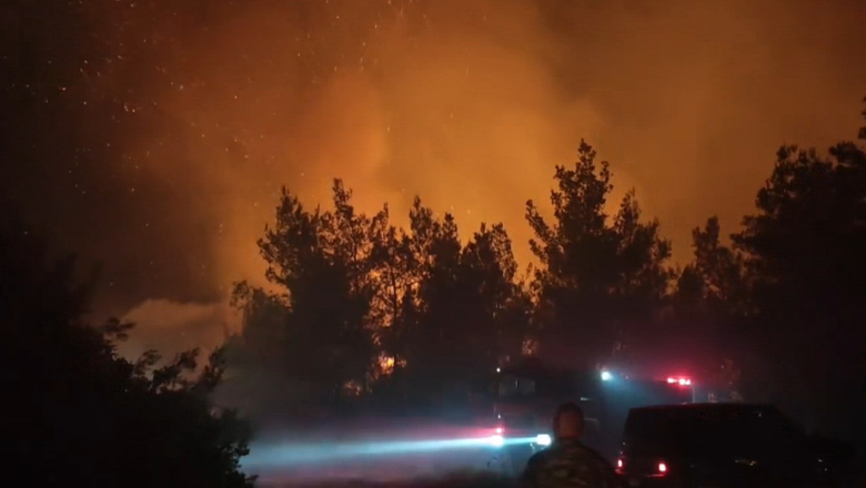 Incendiu puternic în Thassos: autoritățile sunt în alertă. Ce spune un român stabilit pe insulă despre situația de acolo