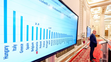 Ilie Bolojan on the budget deficit, Bucharest, Romania - 13 Jun 2025