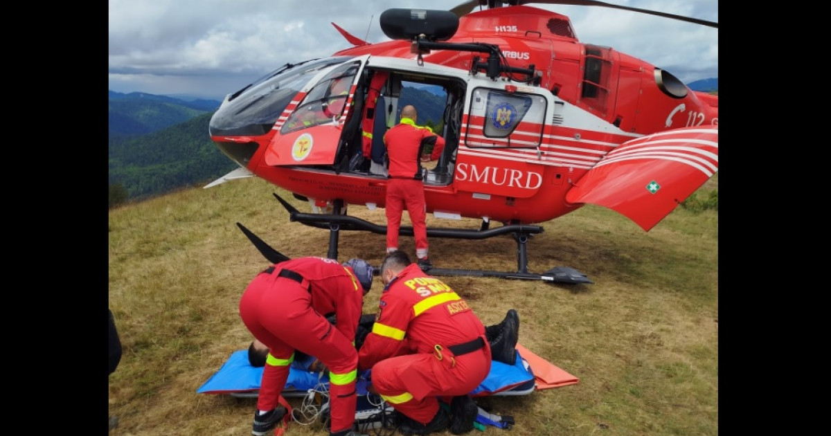 Cioban rănit grav de un urs în Azuga, petarda i-a explodat