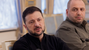 Volodimir Zelenski și Rustem Umerov
