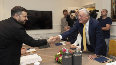 Ukrainian President Zelenskyy Meets With U.S. Special Envoy Keith Kellogg