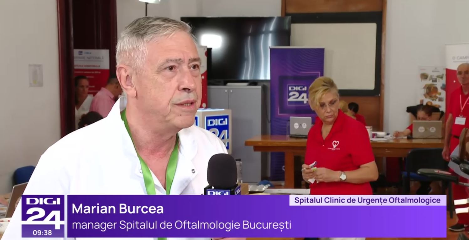 Avem același sânge. Marian Burcea, managerul Spitalului Clinic de Urgențe Oftalmologice: "Donarea de sânge nu afectează sănătatea"