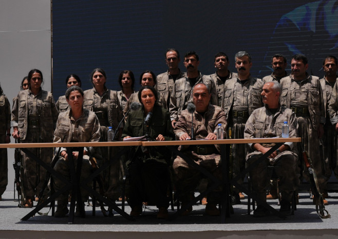First group of PKK destroy weapons in northern Iraq