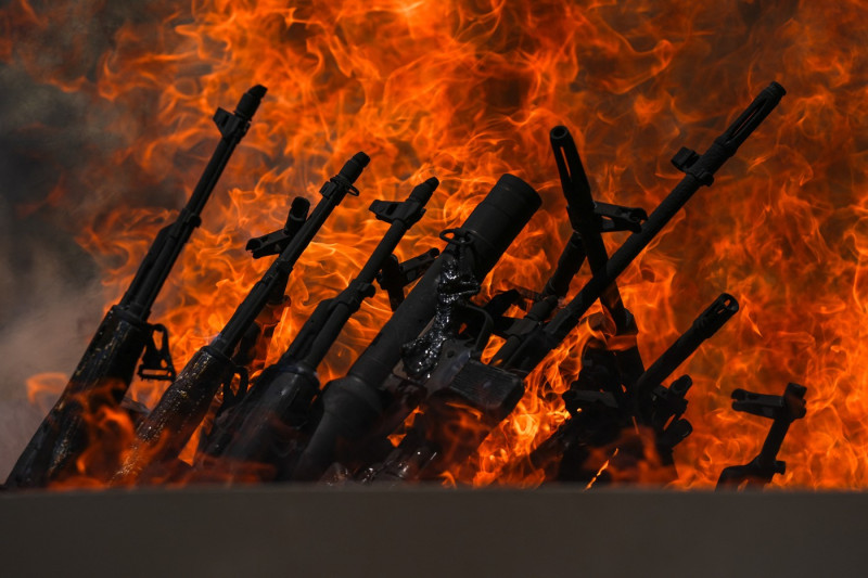 First group of PKK destroy weapons in northern Iraq