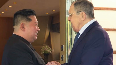 Foreign Ministers Of North Korea And Russia Meet In Wonsan