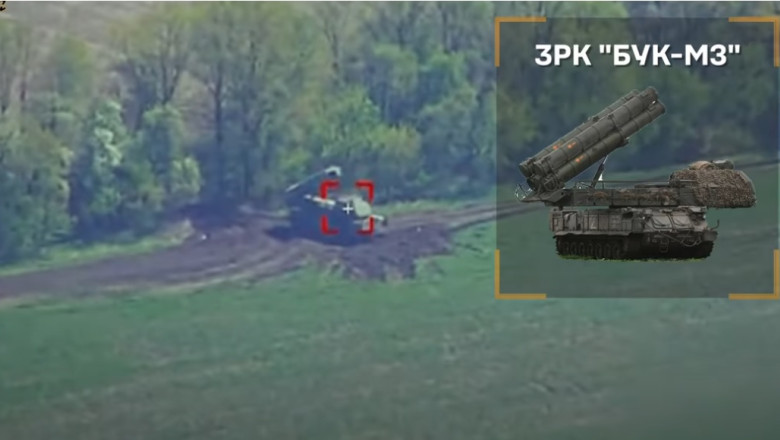 Momentul în care forțele ucrainene distrug un lansator rus Buk-M3 în valoare de 45 de milioane de dolari, într-un atac de precizie