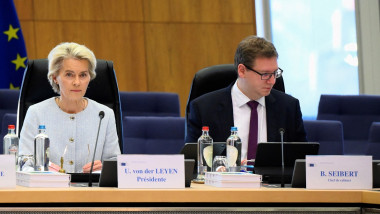 Ursula von der Leyen și Bjoern Seibert