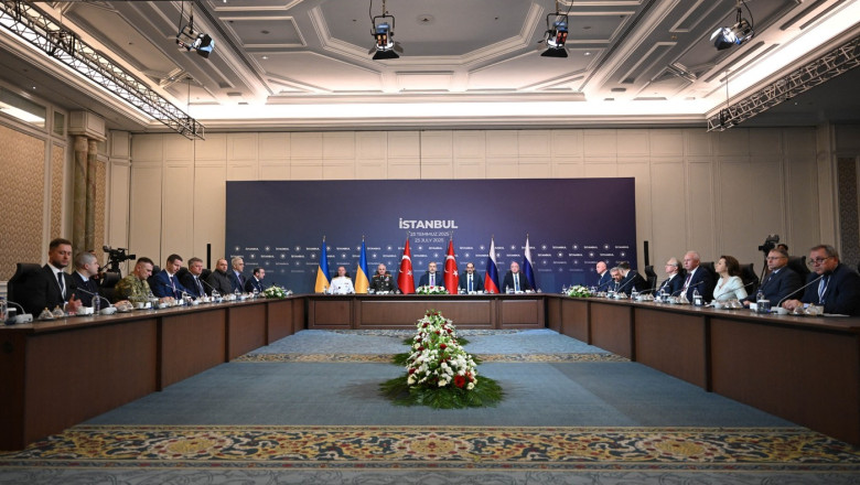 Negocieri de pace intre rusia si ucraina la Istanbul.