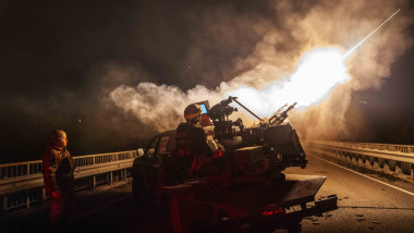 Ukrainian air defense force in the Lyman area