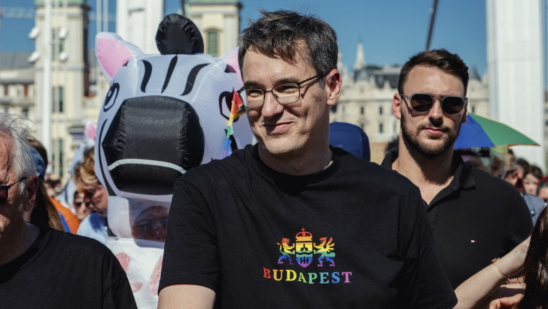 Hundreds of Thousands Take Part in The Banned Pride March - Budapest