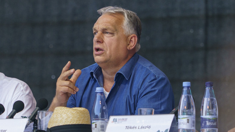 Viktor Orban in camasa, discurs la la Baile Tusnad