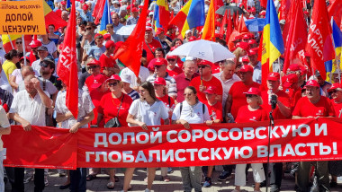 Protest In Chisinau