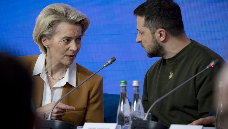 Ce i-a cerut Ursula von der Leyen lui Volodimir Zelenski în legătură cu scandalul anticorupție din Ucraina