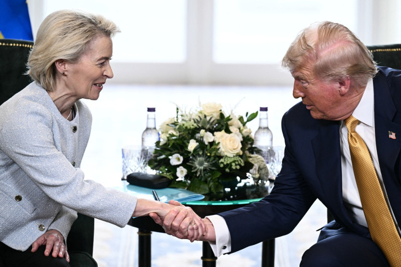 donald trump ursula von der leyen