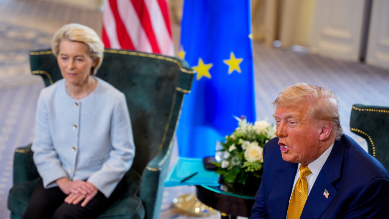 „Trebuie să strângem din dinți”. Cum s-au redus ambițiile UE în războiul comercial cu Donald Trump