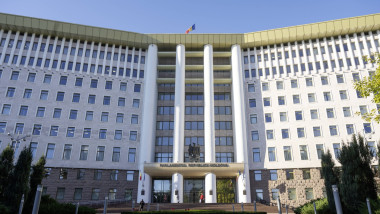 MDA , REPUBLIK MOLDAU / MOLDAWIEN : Das Parlament in Chisinau / Kischinau , 18.10.2024 MDA , REPUBLIC MOLDOVA : The parl