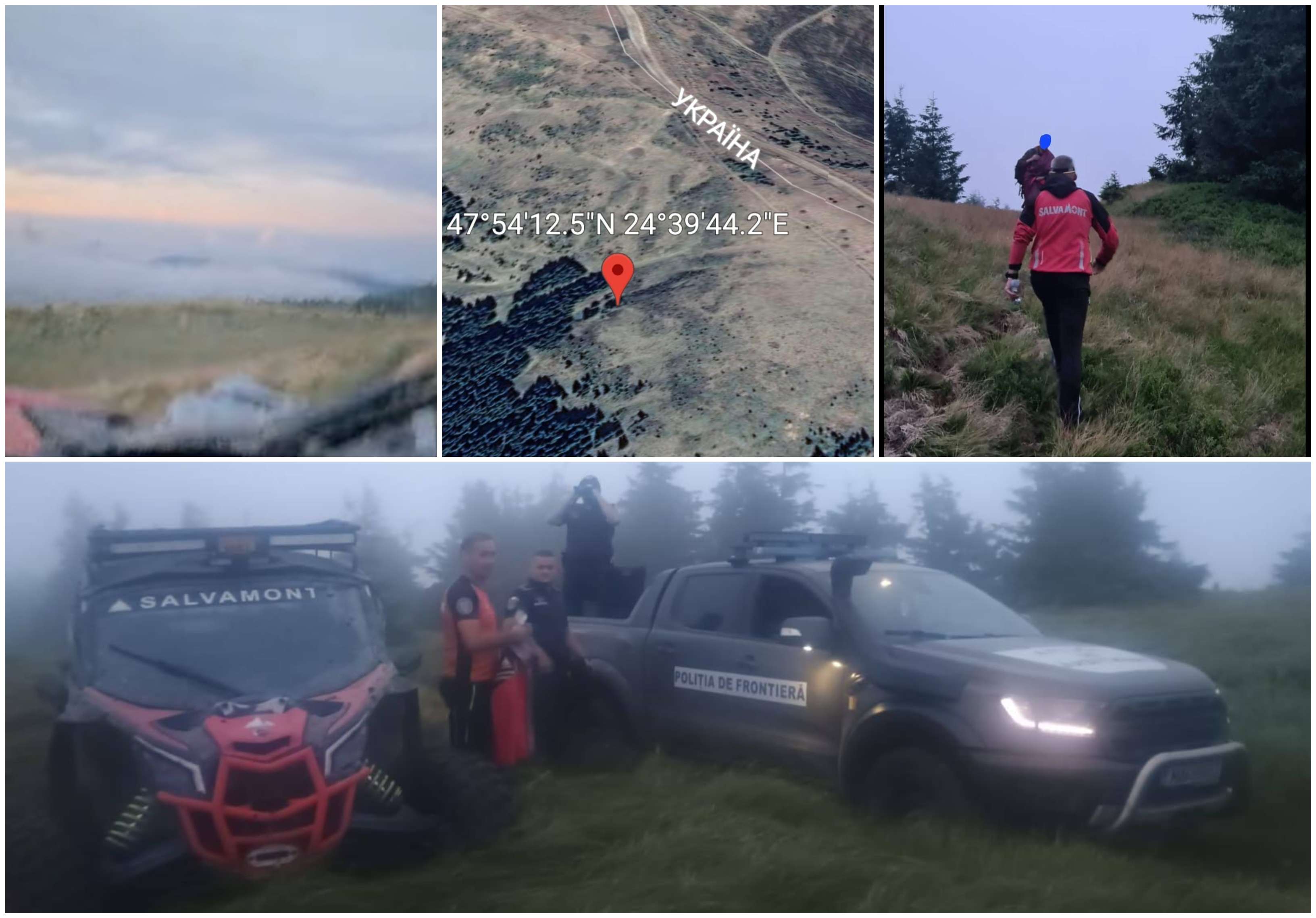 Șapte ucraineni, recuperați de salvatorii montani în zona Munților Maramureșului: un bărbat de 38 de ani era foarte deshidratat