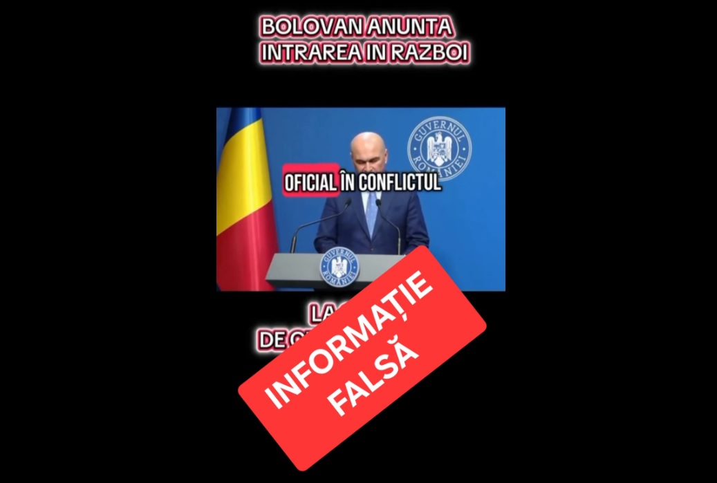 Clipuri false, despre intrarea României în război, sunt promovate pe net. Precizările Ministerului de Interne