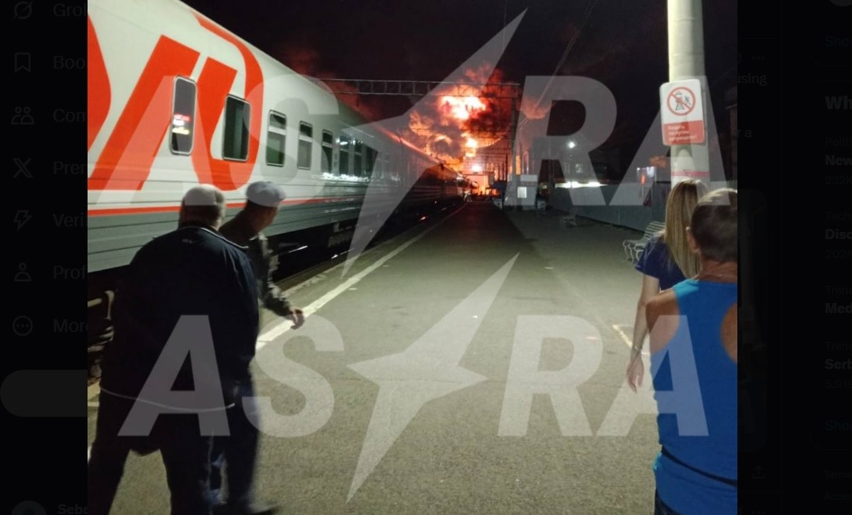 Pentru a patra oară în această lună dronele ucrainene dau peste cap traficul feroviar în sudul Rusiei. Gară din zona Rostov, bombardată